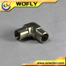 two port 90 degree weld elbow pneumatic fitting